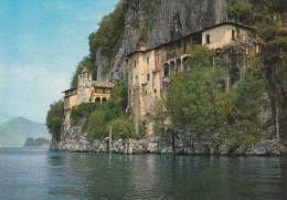 AD77 Leggiuno (Varese) - Santuario Di Santa Caterina Del Sasso - Panorama Sul Lago Maggiore / Non Viaggiata - Andere & Zonder Classificatie