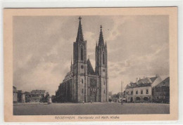 39093505 - Geisenheim Am Rhein. Marktplatz Mit Katholischer Kirche Ungelaufen  Gute Erhaltung. - Autres & Non Classés