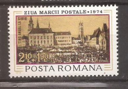 LP 863 Romania - 1974 - Ziua Marcii Postale Romanesti, Nestampilat - Altri & Non Classificati