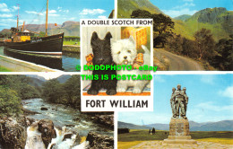 R519239 A Double Scotch From Fort William. In Glen Nevus. The Commando Memorial. - Monde