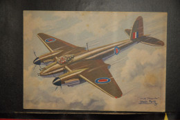 CP,  ILLUSTRATEUR, Louis Petit, Avion, DE HAVILLAND "MOSQUITO ", Collection Des Avions Alliés - 1939-1945: II Guerra