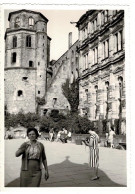 Ref 1 - Photo + Négatif : Chateau à Heidelberg - Allemagne . - Europa