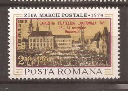 LP 864 Romania - 1974 - Expozitia Filatelica "Nationala '74" (supratipar), Nestampilat - Andere & Zonder Classificatie