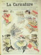 La Caricature 1882 N°148 Me Thérèse Ou Vaillance & Chorégraphie Robida Trock - Revues Anciennes - Avant 1900