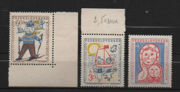 Lot De Timbres Neufs** De Tchecoslovaquie De 1958 Unesco MNH - Unused Stamps