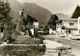 73853951 Unken Salzburg AT Ortspartie Mit Kriegerdenkmal  - Sonstige & Ohne Zuordnung