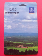 SWEDEN SWE-002e 100u Cultural Landscape Dummy Card No Chip Module - 60103/001 SUEDE (TS320 - Schweden