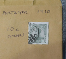 PORTUGAL STAMPS 10c Green 1910 ~~L@@K~~ - Usati