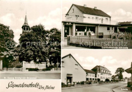 73853747 Schmedenstedt St Georg Kirche Mit Ehrenmal Gemischtwaren Schridde Schul - Peine