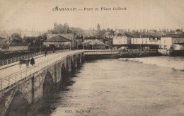 16 CHABANAIS  PONT ET PLACE COLBERT CPA BON ETAT - Other & Unclassified