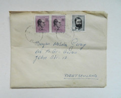 TURKEY. Kemal Ataturk And AHMET Vefik Pasha Stamped And Franked Envelope Sent To Germany - Autres & Non Classés