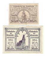 **notgeld   Austria  Sipbachzell 20+50 Heller  1000a - Autriche