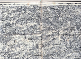 Carte D’état-major. Rethel (Ardennes, 08) Feuille N°23, Lever 1833, Révision 1912 - Topographische Kaarten