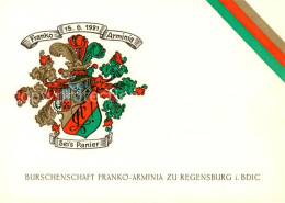 73853633 Regensburg Wappen Der Burschenschaft Franko Arminia Zu Regensburg Regen - Regensburg