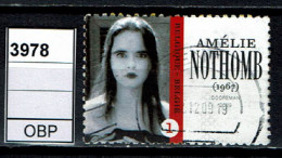 België OBP 3978 - Boek En Literatuur, Livre Et Littérature, Amélie Nothomb - Used Stamps