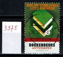 België OBP 3975 - Boek En Literatuur, Livre Et Littérature, Boekenbeurs Antwerpen - Used Stamps