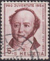 1954 Schweiz Pro Juventute ° Zum:CH J153,Yt:CH 553, Mi:CH 602, Jeremias Gotthelf - Used Stamps