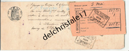 42 0534 ST GEORGES EN COUZAN LOIRE 1909 Entête J. DESDUT (Banque) à BOEN à BONNEFOY - Lettres De Change