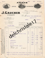 42 0511 SAINT ETIENNE LOIRE 1912 Armes Gros Exportation J. GAUCHER Usines PARIS ALGER à LARAIGNEZ - 1900 – 1949