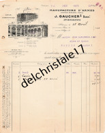 42 0510 SAINT ETIENNE LOIRE 1911 Manufactures D'Armes Gros Exportation J. GAUCHER Succ BERGERON Frères à LARAIGNEZ - 1900 – 1949