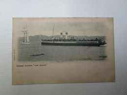 PAQUEBOT TURBINE STEAMER "KING EDWARD" - Piroscafi