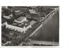 Andernos-les-Bains (33) : Vue Aérienne Générale Au Niveau De La Plage Du Restaurant "Le Miami" En 1950 (animé) GF. - Andernos-les-Bains