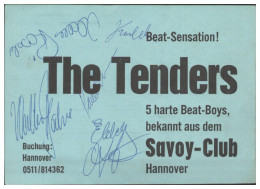 Y28996/ The Tenders Beatband Savoy-Club Hannover Autogramm 60er Jahre - Autógrafos