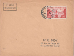 N°453, Obl: 1er Jour Sur Lettre Ayant Voyagée 15/4/40. Rare. Collection BERCK. - Covers & Documents