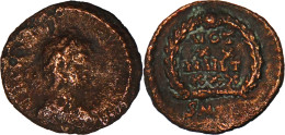 ROME - Nummus AE4 - Théodose ? - VOT XX MVLT XXX - SM??? - 19-143 - Der Spätrömanischen Reich (363 / 476)