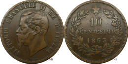 Italie - Royaume - Victor-Emmanuel II - 10 Centesimi 1863 - TB+/VF35 - Mon5964 - 1861-1878 : Victor Emmanuel II