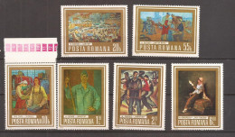 LP 835 Romania -1973- Pictura/ Reproduceri De Arta/ Munca, Serie, Nestampilat - Andere & Zonder Classificatie