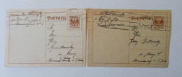 AUSTRIA, VIENNA 1932 2 Collectible Stamped Postcards Sent To Germany - Cartas & Documentos