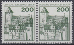 Berlin Mi.Nr.540A+540A - Burgen Und Schlösser - Burg Lichtenberg - Waagerechtes Paar - Postfrisch - Ungebraucht