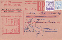 Carte - Récépissé  Belgique - Covers