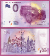 0-Euro UEAP 2016-1 CITÉ DE L'AUTOMOBILE - COLLECTION SCHLUMPF - Private Proofs / Unofficial