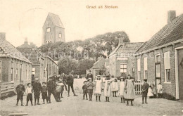 73853298 Stedum Groningen NL Ortsansicht Mit Kirche Gruppenbild  - Autres & Non Classés