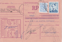 Carte - Récépissé  Belgique - Covers