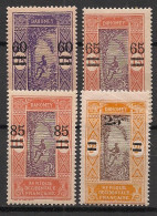 DAHOMEY - 1922-25 - N°YT. 66 à 69 - Série Complète - Neuf * / MH VF - Unused Stamps