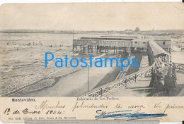 227705 URUGUAY MONTEVIDEO BALNEARIO DE LOS POCITOS BREAK POSTAL POSTCARD - Uruguay