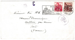 Suisse, Enveloppe De Geneve Pour Comblevie, Marque De Censure - Storia Postale