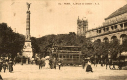 PARIS LA PLACE DU CHATELET TRAMWAY - Plätze