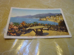 B864  Camogli Panorama Residui Carta Al Retro - Otros & Sin Clasificación