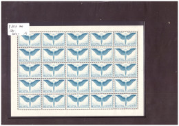 AVIATION No F 10Z - FEUILLE COMPLETE NEUVE ** SANS TRACE ET NON PLIEE  - PARFAIT ETAT - COTE 250.- - Unused Stamps