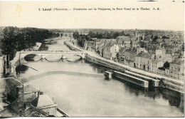 CPA - LAVAL - PANORAMA SUR LA MAYENNE, LE PONT-NEUF ET LE VIADUC - Laval