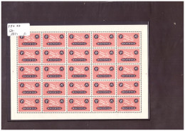 AVIATION No F 8Z - FEUILLE COMPLETE NEUVE ** SANS TRACE ET NON PLIEE  - PARFAIT ETAT - COTE 175.- - Unused Stamps