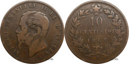 Italie - Royaume - Victor-Emmanuel II - 10 Centesimi 1867 N - TB/VF25 - Mon6263 - 1861-1878 : Victor Emmanuel II.