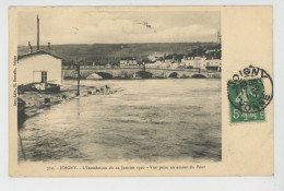 JOIGNY - L'Inondation Du 22 Janvier 1910 - Vue Prise En Amont Du Pont - Joigny