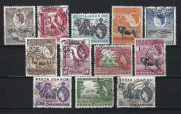 KENYA, OUGANDA & TANGANYIKA Ca.1955: Lot D'obl. - Altri & Non Classificati