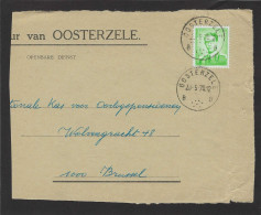 OCB 1068P3 - 3,50 Fr. Boudewijn Op Briefvoorzijde - Devant De Lettre (fragment) - OOSTERZELE - 1970 - 1953-1972 Occhiali