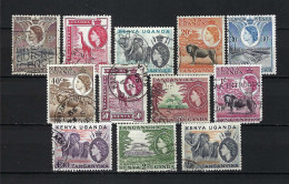 KENYA, OUGANDA & TANGANYIKA Ca.1955: Lot D'obl. - Kenya, Oeganda & Tanganyika